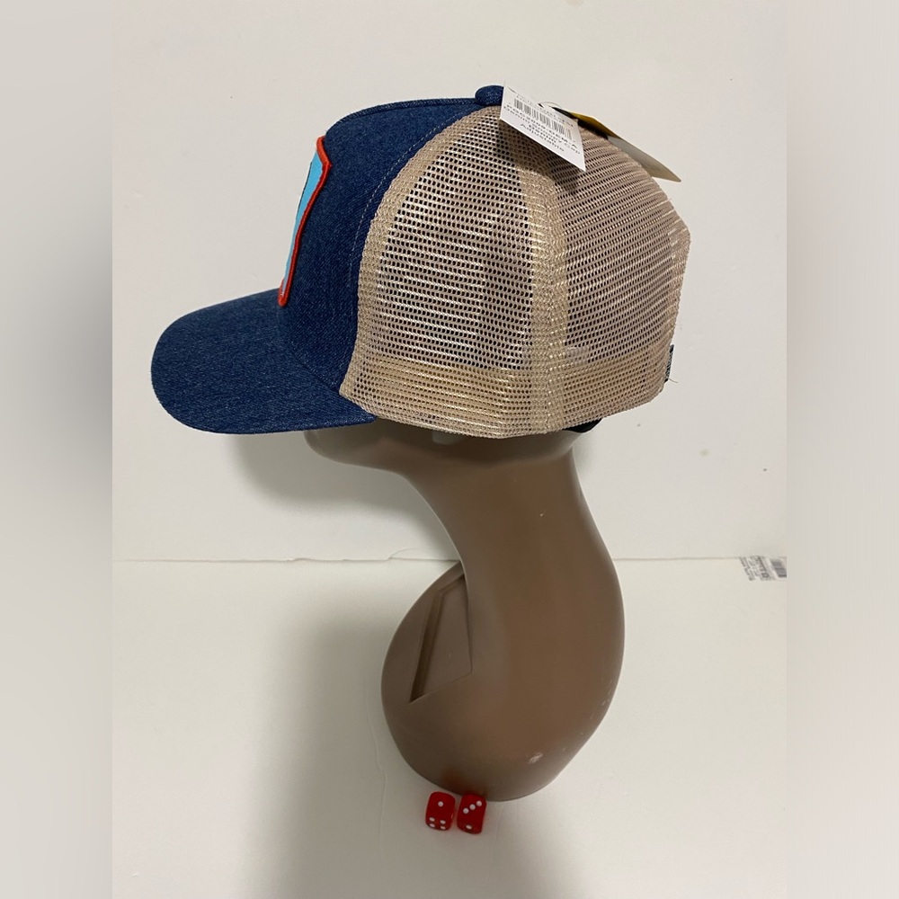 Peanuts Cartoon Collection, Adjustable snapback, Baseball Cap - Denim Snoopy NEW - Picture 2 of 5